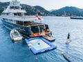 EMERALD Feadship 50m guests with water toys