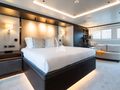 EMERALD Feadship 50m - master cabin bed EMERALD Feadship 50m - master cabin bed