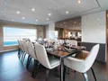 EMINA Benetti Fast 140 - main dining set up EMINA Benetti Fast 140 - main dining set up
