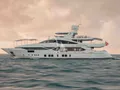 EMINA Benetti Fast 140 - side profile EMINA Benetti Fast 140 - side profile
