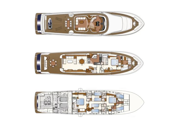 ENA Ferretti Custom Line Navetta 30 - layout ENA Ferretti Custom Line Navetta 30 - layout