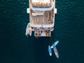 ENDLESS SUMMER Benetti Tradition 100 - aerial aft shot ENDLESS SUMMER Benetti Tradition 100 - aerial aft shot
