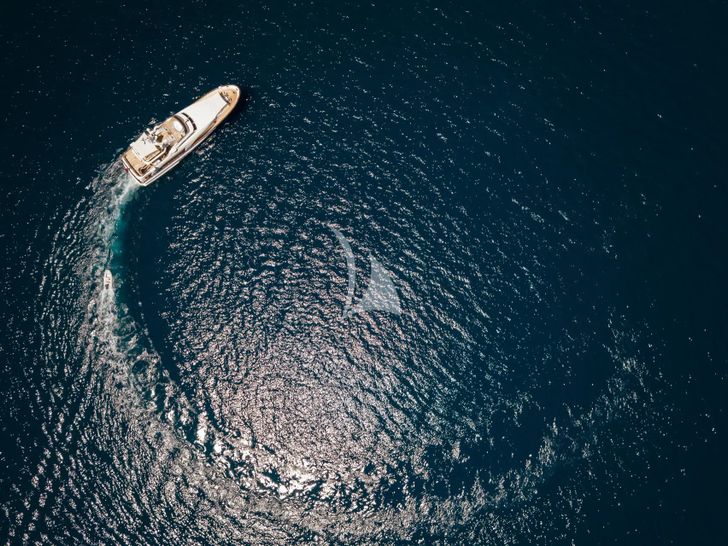 ENDLESS SUMMER Benetti Tradition 100 aerial shot ENDLESS SUMMER Benetti Tradition 100 aerial shot