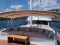 ESCAPE Gulet 27m covered lounging area ESCAPE Gulet 27m covered lounging area