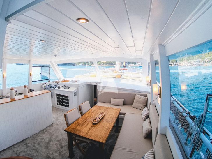 ESCAPE Gulet 27m saloon and galley