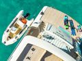 ESSOESS Alalunga 78 - aft deck with water toys and the tender ESSOESS Alalunga 78 - aft deck with water toys and the tender