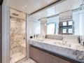 ESTIA Sanlorenzo SX88 - master cabin bathroom ESTIA Sanlorenzo SX88 - master cabin bathroom