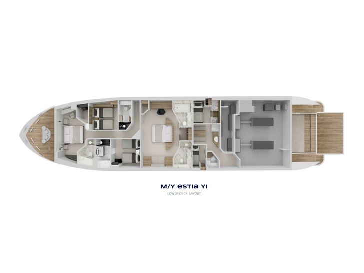 ESTIA YI Ferretti 880 - layout ESTIA YI Ferretti 880 - layout