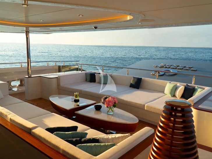 ETERNAL SPARK Bilgin 163 I - main aft deck lounge ETERNAL SPARK Bilgin 163 I - main aft deck lounge