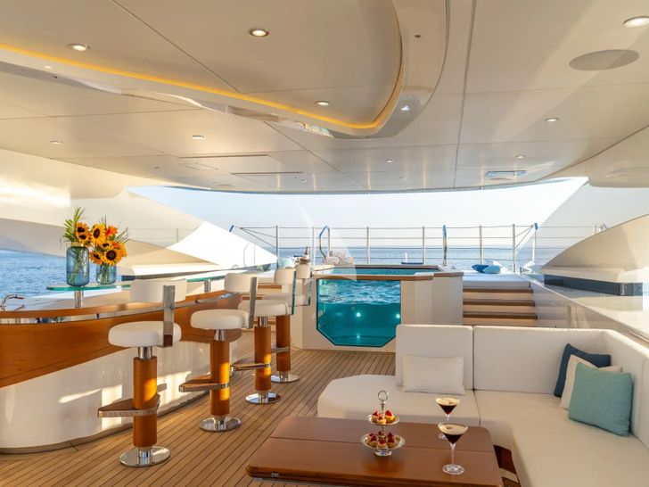 ETERNAL SPARK Bilgin 163 I - sun deck bar and jacuzzi ETERNAL SPARK Bilgin 163 I - sun deck bar and jacuzzi