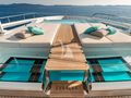 EVA4EVA Mangusta Oceano 44m - foredeck sunbathing and jacuzzi EVA4EVA Mangusta Oceano 44m - foredeck sunbathing and jacuzzi