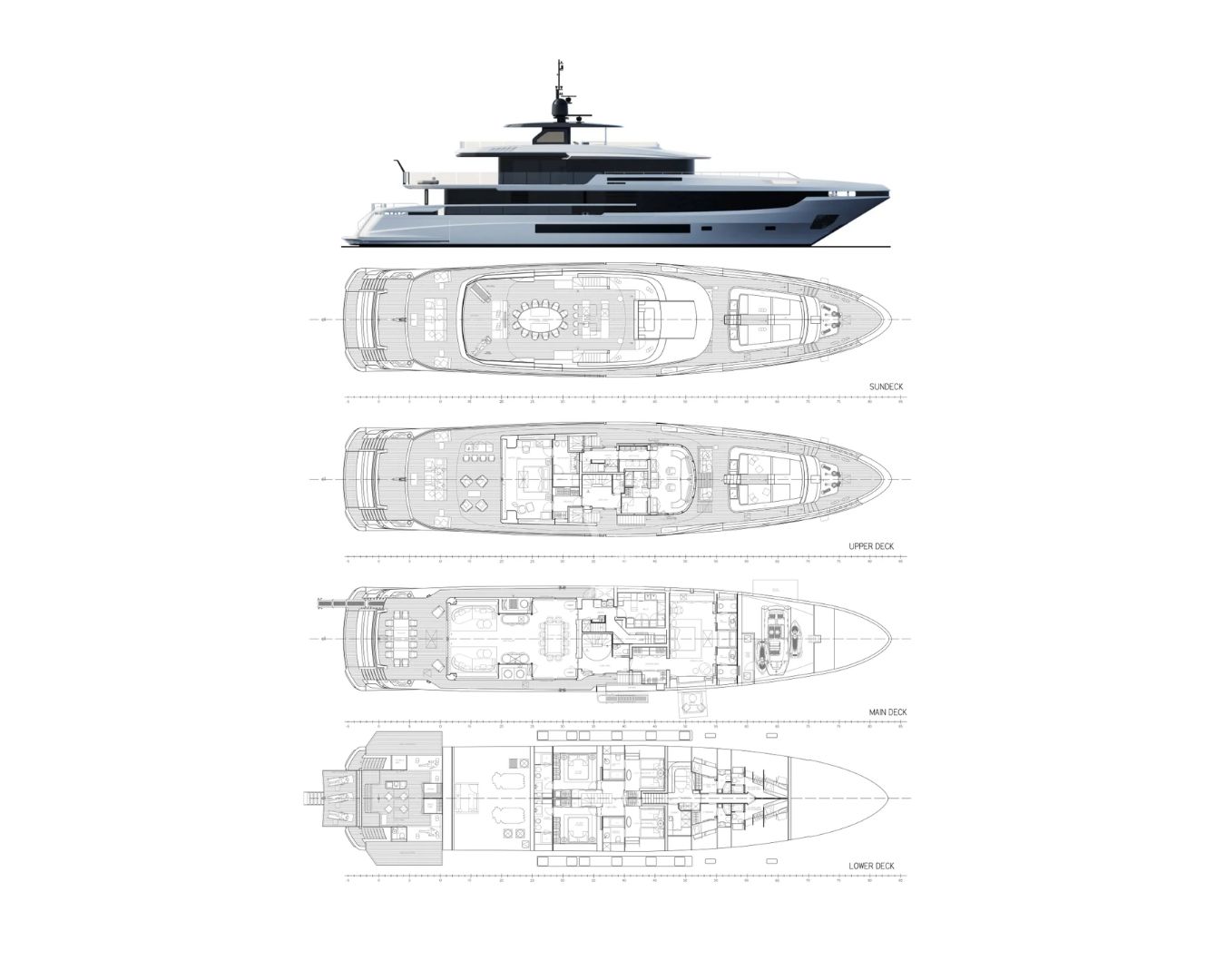 Layout for EVA4EVA Mangusta Oceano 44m - layout