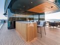 EVA4EVA Mangusta Oceano 44m - sky deck aft EVA4EVA Mangusta Oceano 44m - sky deck aft