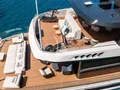 EVA4EVA Mangusta Oceano 44m - sundeck and sky deck aft EVA4EVA Mangusta Oceano 44m - sundeck and sky deck aft
