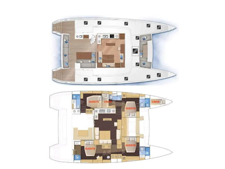 EVER III Lagoon 560 - layout EVER III Lagoon 560 - layout