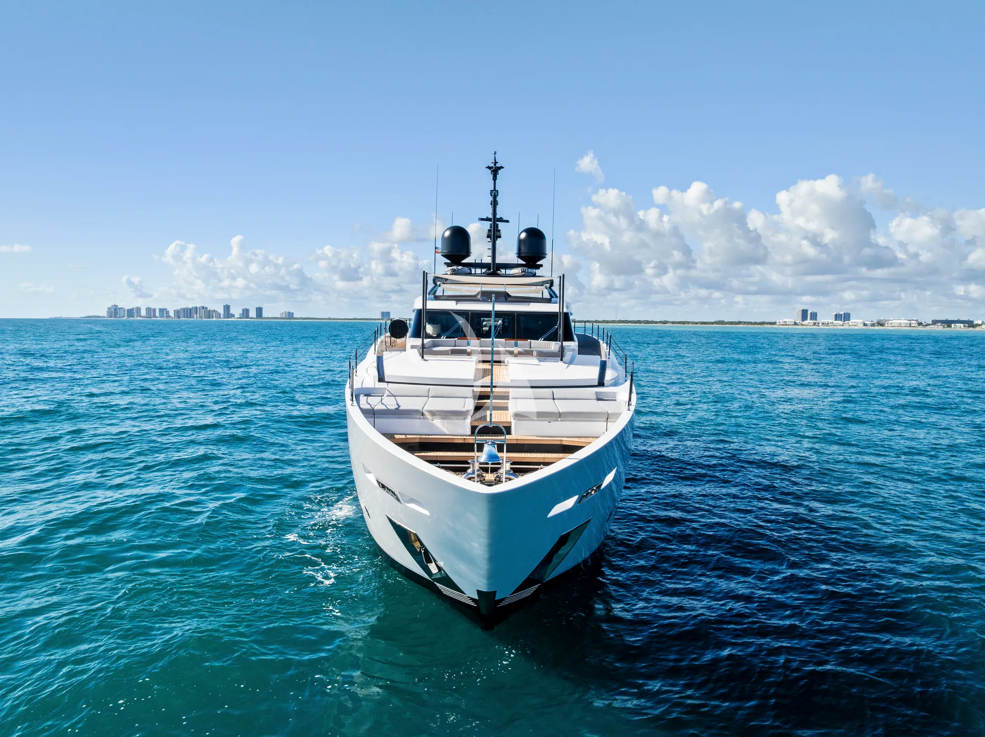 EVEXIAS I Ferretti Custom Line 106 - bow view