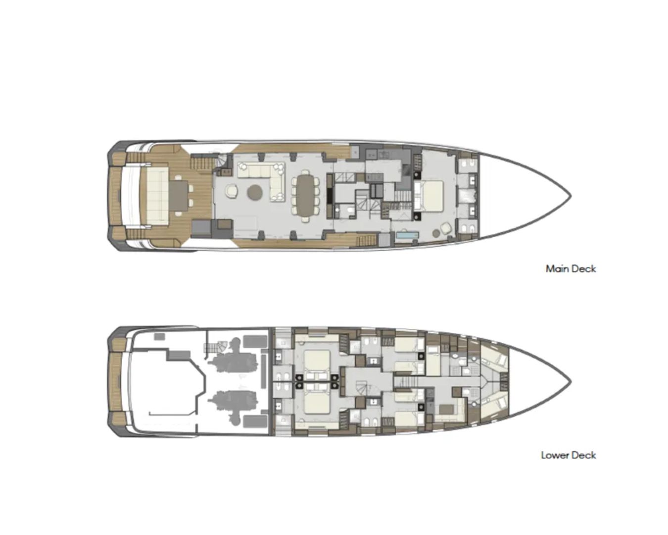 EVEXIAS I Ferretti Custom Line 106 - layout