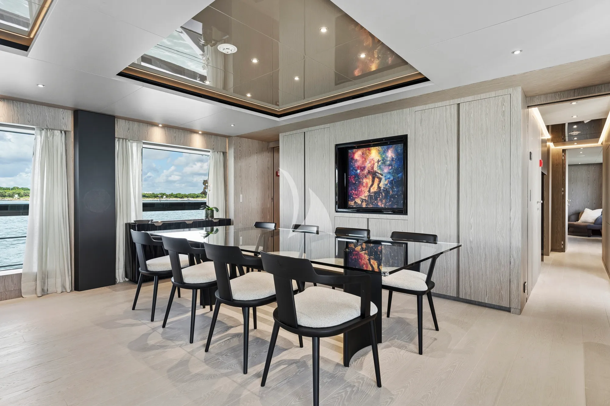 EVEXIAS I Ferretti Custom Line 106 - main dining area