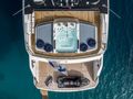 EXIT Sunseeker 90 Ocean - sun deck jacuzzi top shot EXIT Sunseeker 90 Ocean - sun deck jacuzzi top shot