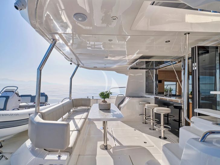 EXPLORION Aquila 54 - aft deck side shot EXPLORION Aquila 54 - aft deck side shot