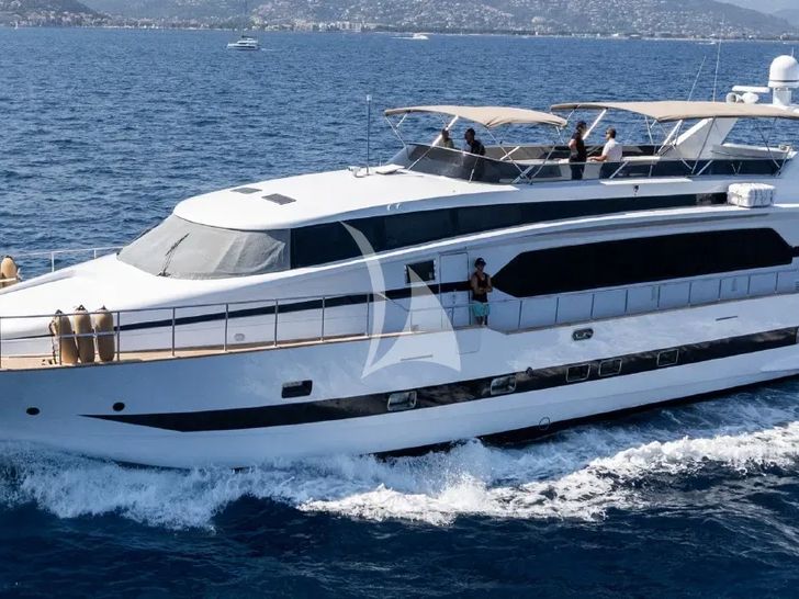 FAITH Tecnomar 32m - side profile FAITH Tecnomar 32m - side profile