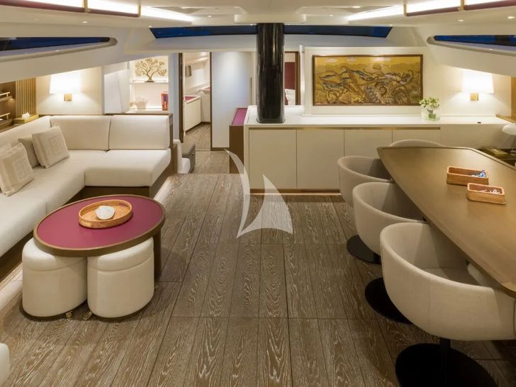 FANCY Nautor's Swan 108 - saloon FANCY Nautor's Swan 108 - saloon