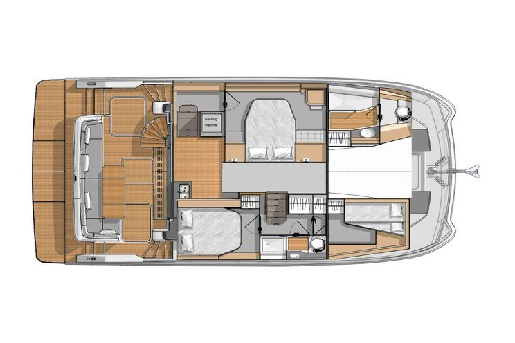 Layout for FASCHING Fountaine Pajot MY5 - layout