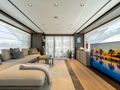 FAST Ferretti 860 - saloon lounge and TV FAST Ferretti 860 - saloon lounge and TV