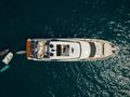 FAST Ferretti 860 - top aerial shot FAST Ferretti 860 - top aerial shot