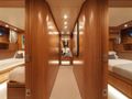 FASTER Sanlorenzo 88 - cabin hallway FASTER Sanlorenzo 88 - cabin hallway