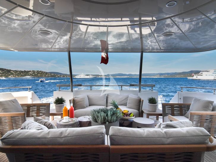 FASTER Sanlorenzo 88 - main aft deck FASTER Sanlorenzo 88 - main aft deck