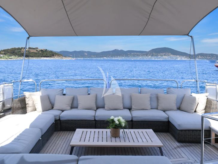 FASTER Sanlorenzo 88 - sun deck aft FASTER Sanlorenzo 88 - sun deck aft