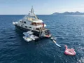 FABULOUS CHARACTER Holland Jachtbouw 42m - anchored with the water toys FABULOUS CHARACTER Holland Jachtbouw 42m - anchored with the water toys