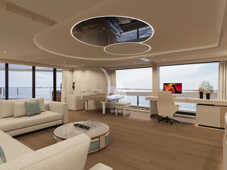 FELICITA Mangusta(Overmarine)Oceano 50 - sky lounge FELICITA Mangusta(Overmarine)Oceano 50 - sky lounge
