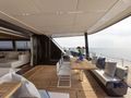 FELICITA Sunreef 80 - aft deck seating and dining area FELICITA Sunreef 80 - aft deck seating and dining area
