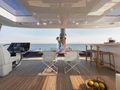 FELICITA Sunreef 80 - flybridge dining and bar area FELICITA Sunreef 80 - flybridge dining and bar area