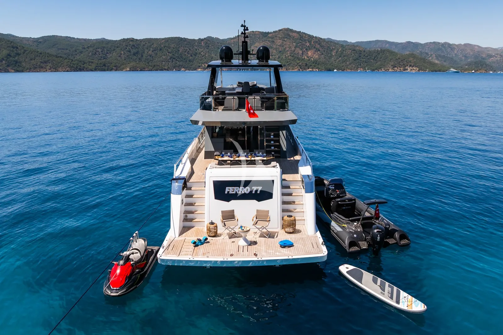 Charter Yacht FERRO 77 - Delta Marine 25m - 4 Cabins - Bodrum - Marmaris - Gocek - Istanbul - Turkey