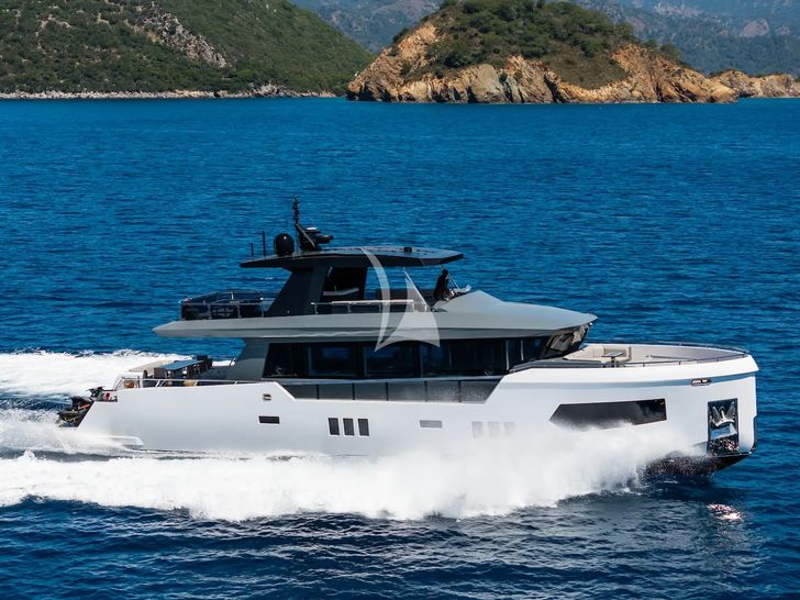 FERRO 77 Delta Marine 25m - cruising side profile FERRO 77 Delta Marine 25m - cruising side profile