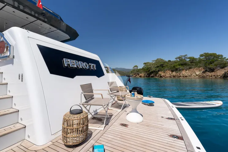 Charter Yacht FERRO 77 - Delta Marine 25m - 4 Cabins - Bodrum - Marmaris - Gocek - Istanbul - Turkey