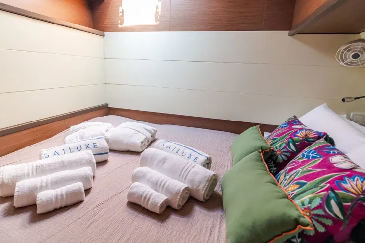 Charter Yacht FICHISSIMO - Lagoon 52F - 5 Cabins - Capo D' Orlando - Milazzo - Lipari - Sicily - Italy