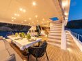 FLOKI Custom 78 Motor Yacht - aft deck seating and dining area FLOKI Custom 78 Motor Yacht - aft deck seating and dining area