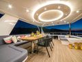 FLOKI Custom 78 Motor Yacht - flybridge at night FLOKI Custom 78 Motor Yacht - flybridge at night