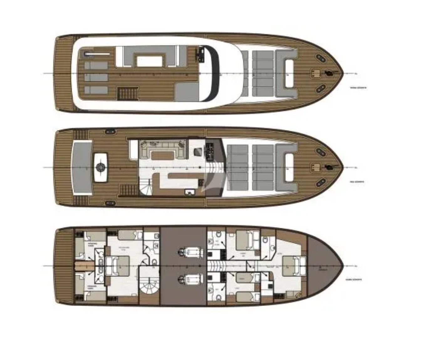 Layout for FLOKI Custom 78 Motor Yacht - layout