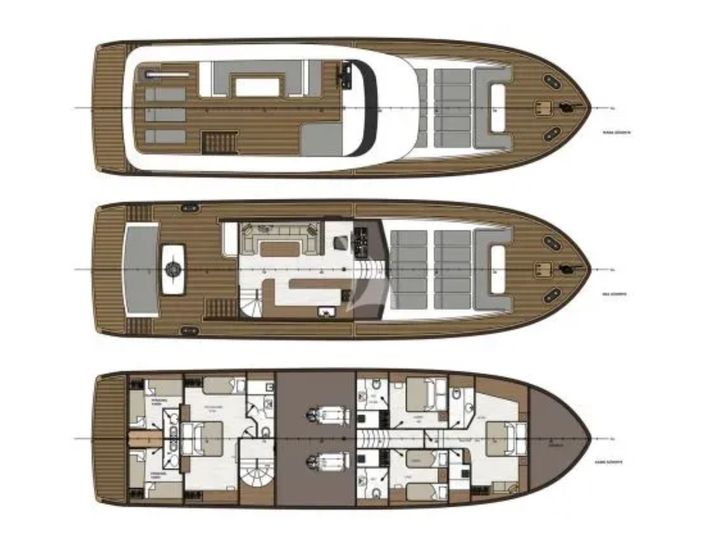 FLOKI Custom 78 Motor Yacht - layout FLOKI Custom 78 Motor Yacht - layout