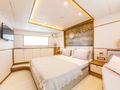 FLOKI Custom 78 Motor Yacht - master cabin wide view FLOKI Custom 78 Motor Yacht - master cabin wide view