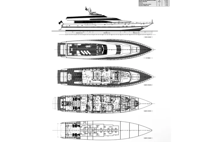 Layout for FONERS Izar 43m - layout