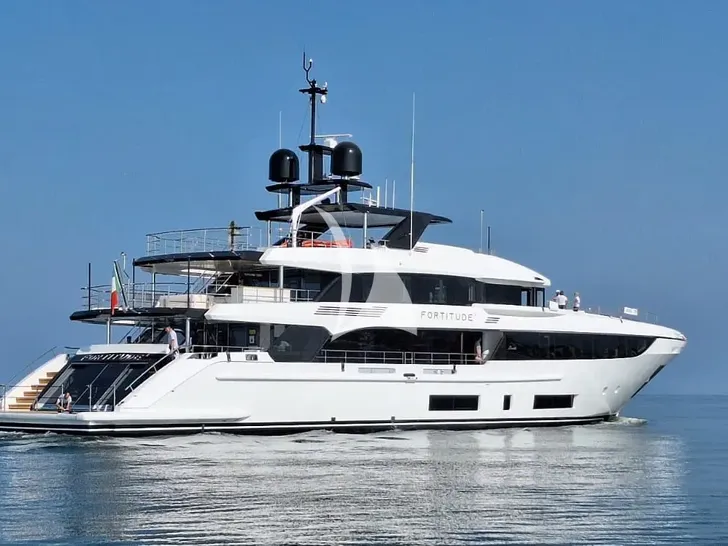 FORTITUDE 1 Benetti Class 44m - side profile FORTITUDE 1 Benetti Class 44m - side profile