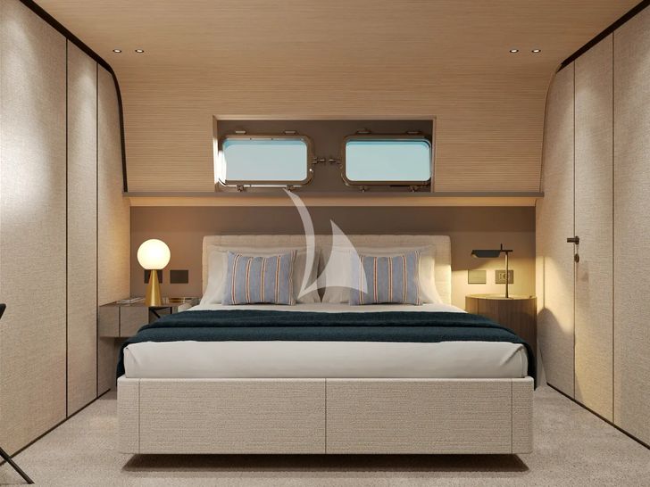 FORZA QUIETA Sanlorenzo SP92 - master cabin FORZA QUIETA Sanlorenzo SP92 - master cabin