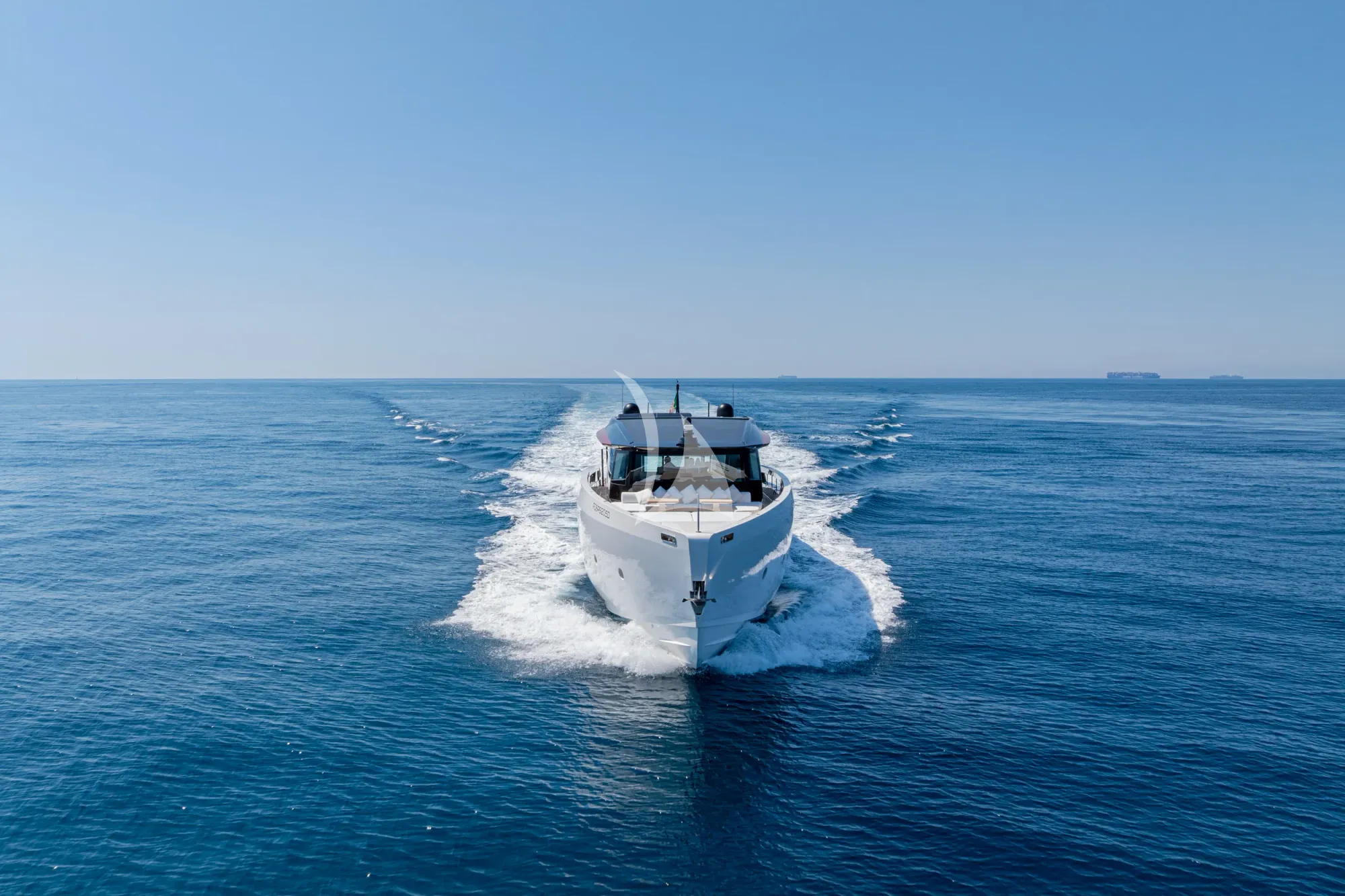 FORZA QUIETA Sanlorenzo SP92 - cruising bow view
