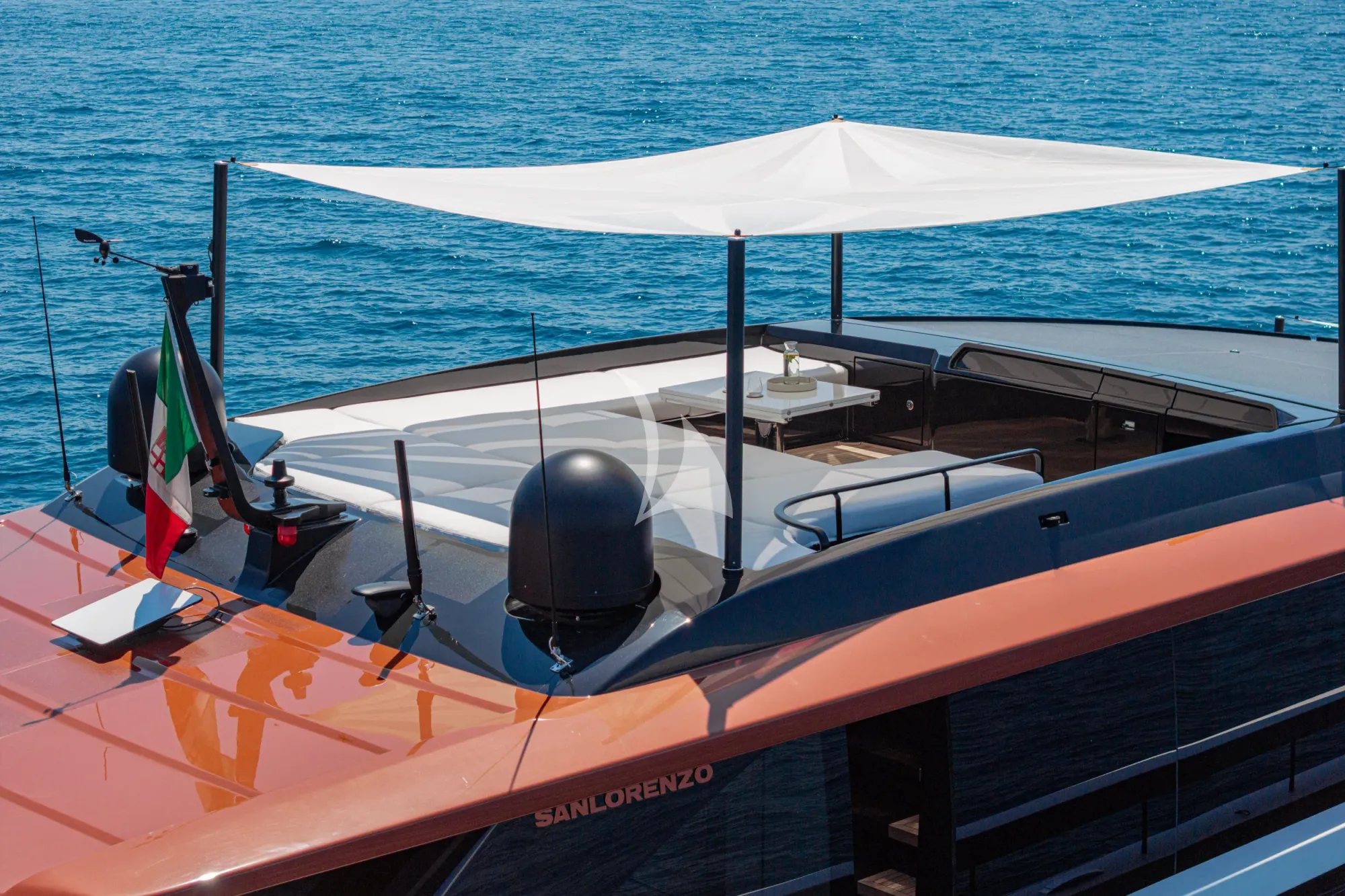 FORZA QUIETA Sanlorenzo SP92 - sundeck